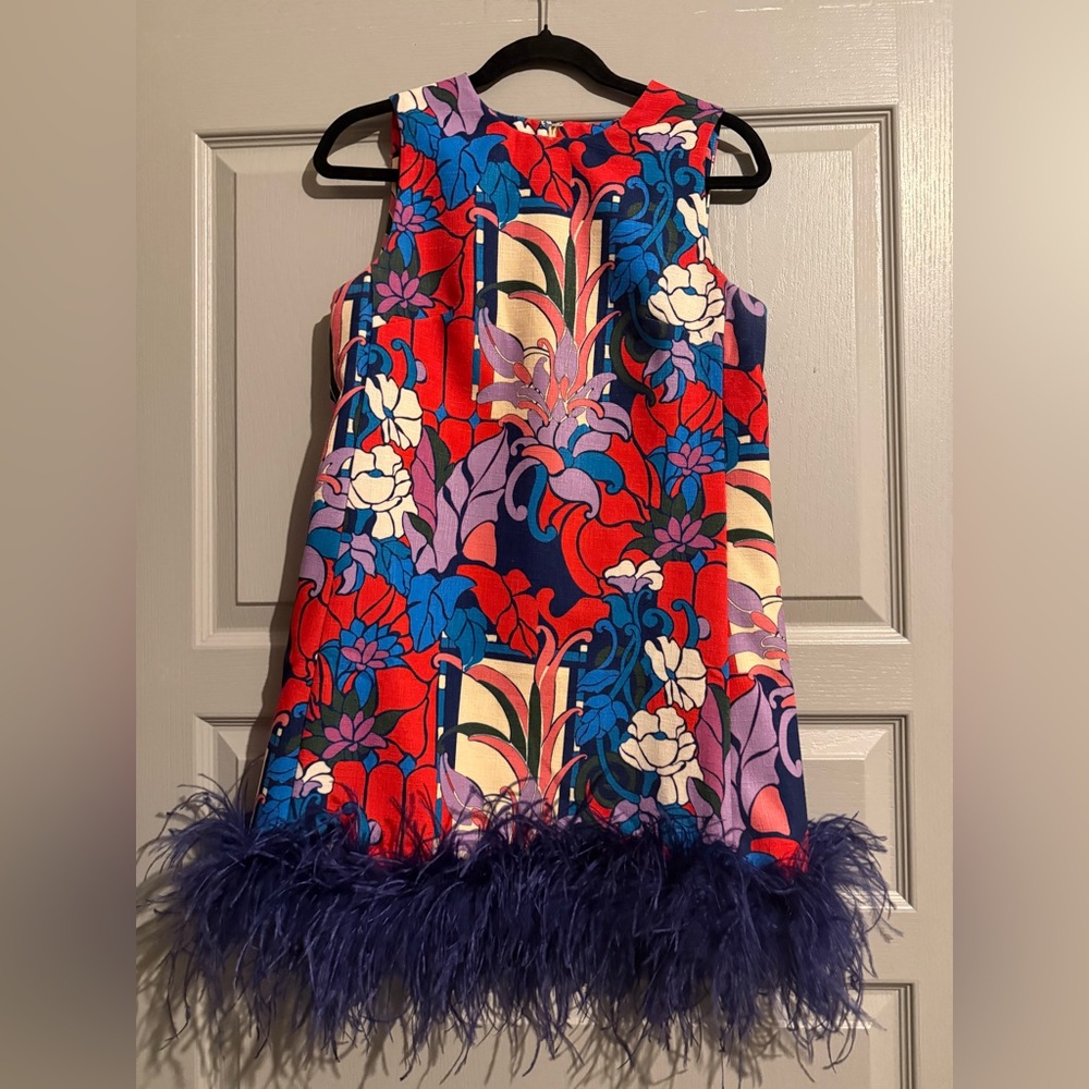 Tuckernuck Large NWOT Climbing Cosmos Sleeveless Mod Ellie Dress - Picture 2 of 6